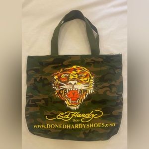 Ed Hardy Camouflage Tote Bag